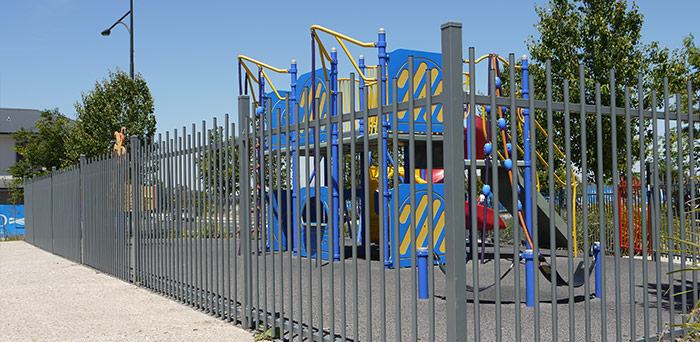 Playground fencing